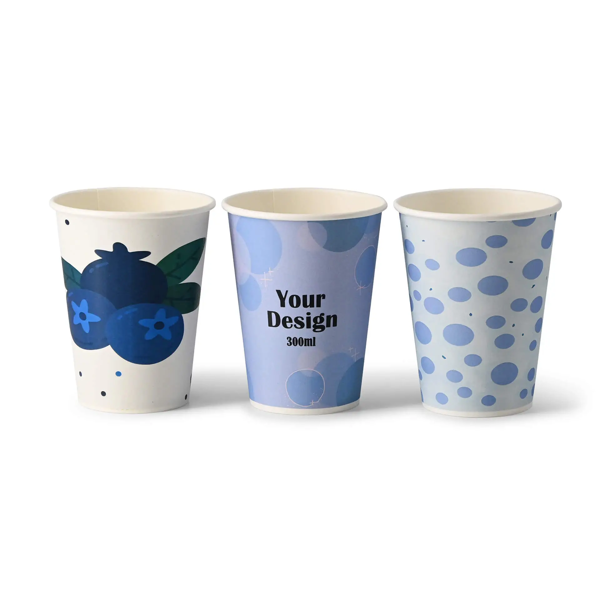 Gobelets personnalisés, paroi simple, 300 ml / 12 oz, blanc, bio Gobelets personnalisés, paroi simple, 300 ml / 12 oz, blanc, bio