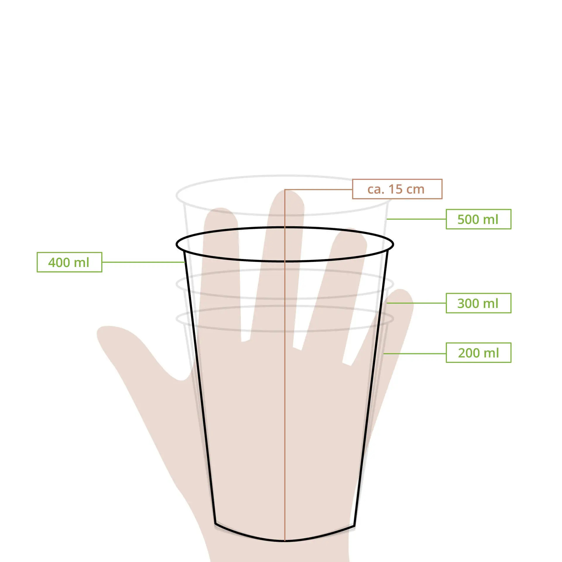 Gobelet transparent en rPET 40 cl / 16 oz, Ø 95 mm dcd06060-rpet-klarbecher-400-ml-16-oz-95-mm-9
