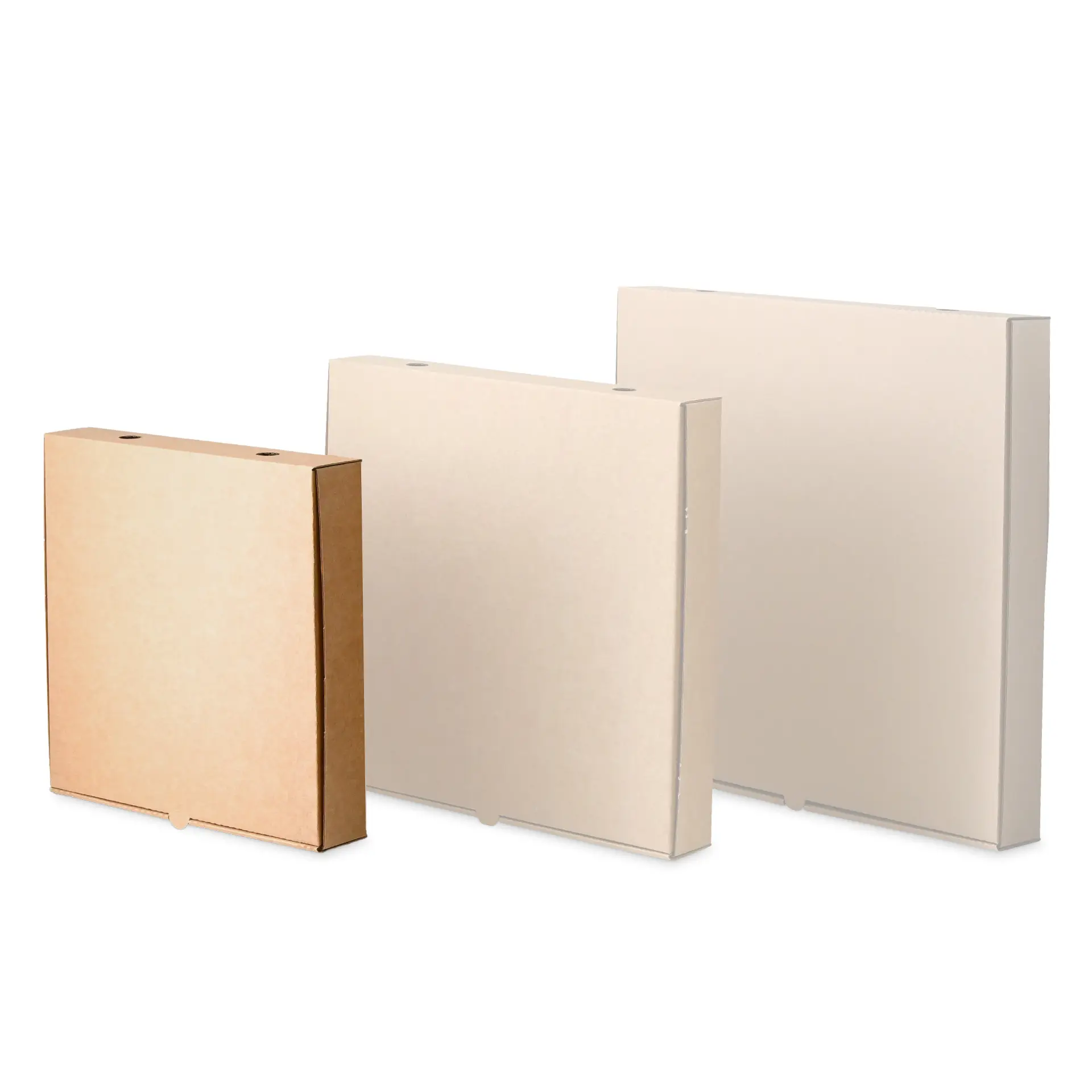 Boîtes à pizza Ø 26 cm, marron