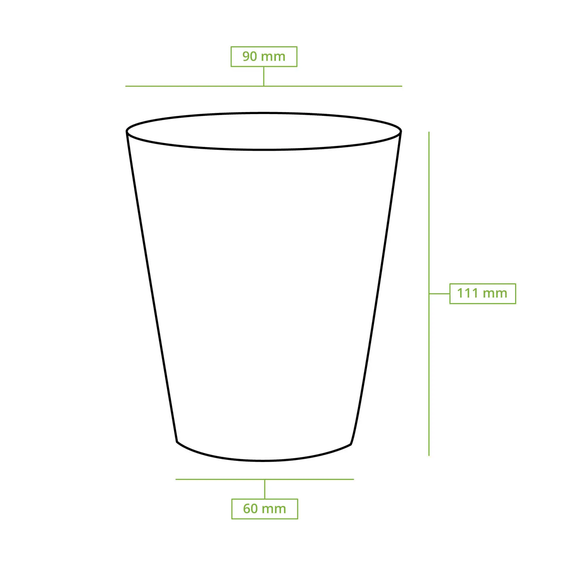 Gobelet en carton blanc, 30 cl / 12 oz, Ø 90 mm dhd04535-pappbecher-300-ml-12-oz-90-mm-weiss-7