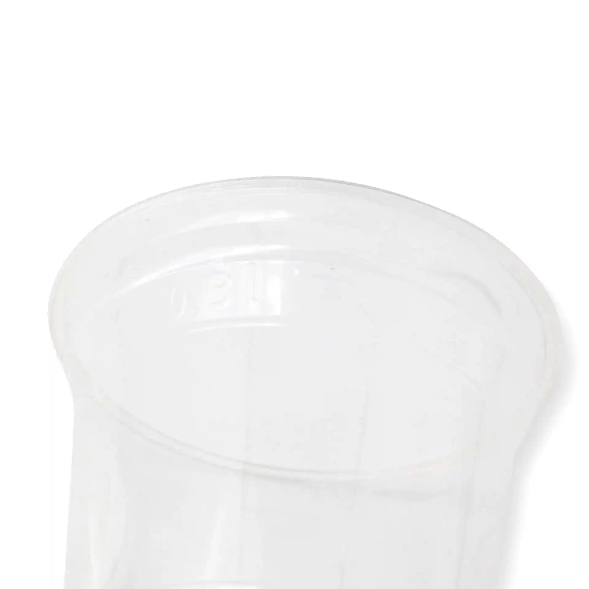 Gobelet en plastique transparent de 12 oz avec un diamètre de 95 mm et une hauteur de 106 mm, fabriqué en matériau PLA.