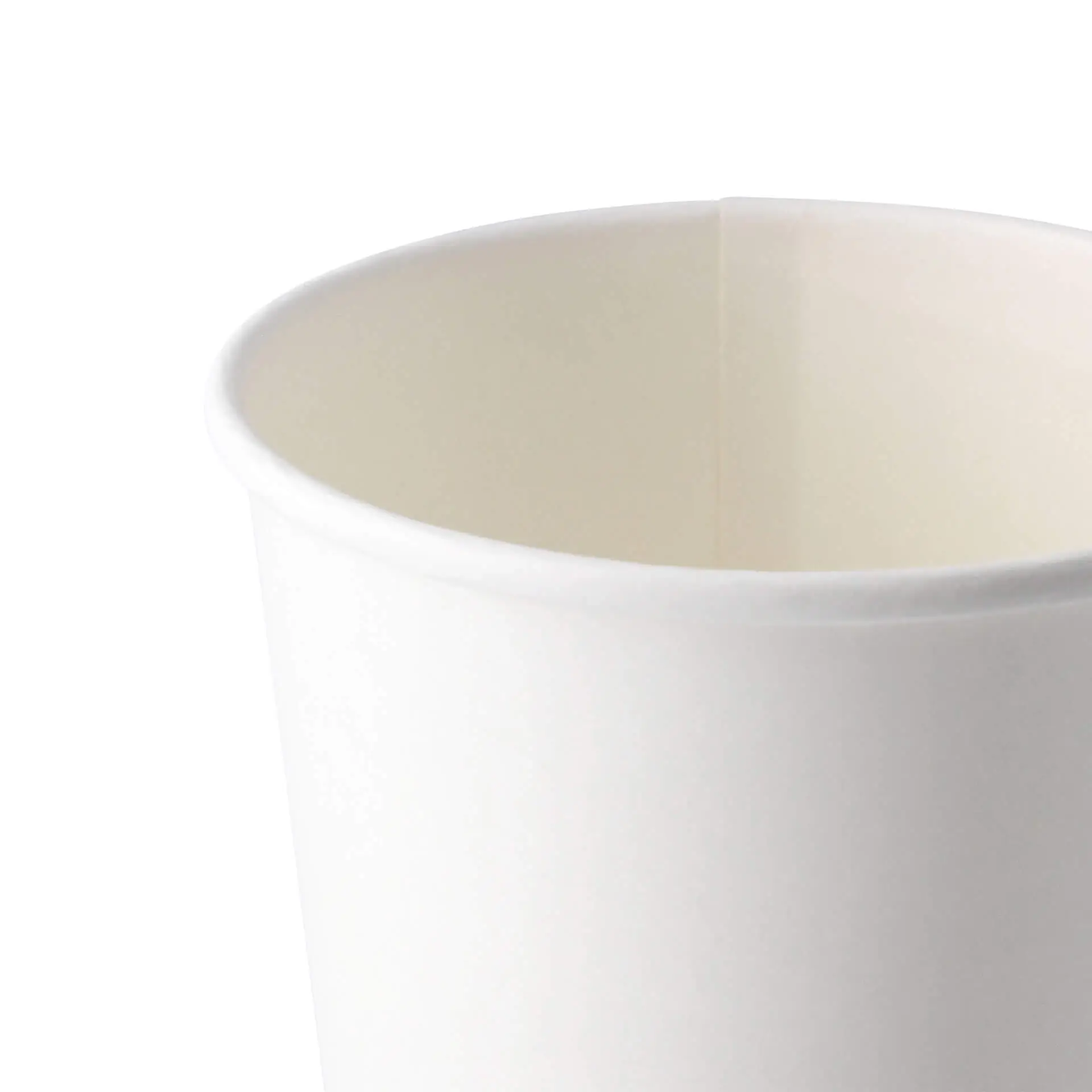 Pot à soupe à emporter en carton (Premium) 400 ml / 16 oz, Ø 95 mm, blanc, revêtement biologique