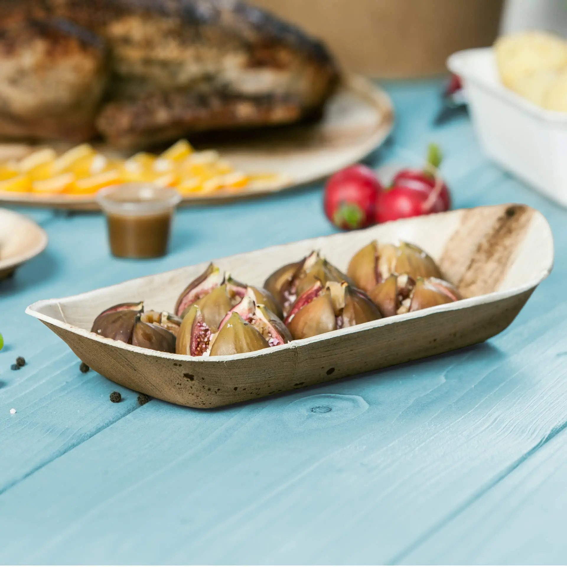 Bateau en feuille de palmier "Palmware®" 30 cm dca05520-palmblatt-schiffchen-palmware-30-cm-6