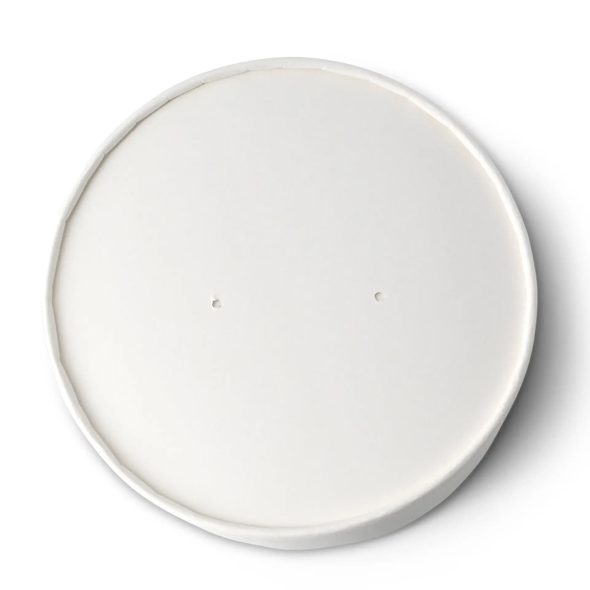 Couvercle à Membrane en Carton (revêtement bio) Ø 150 mm, blanc